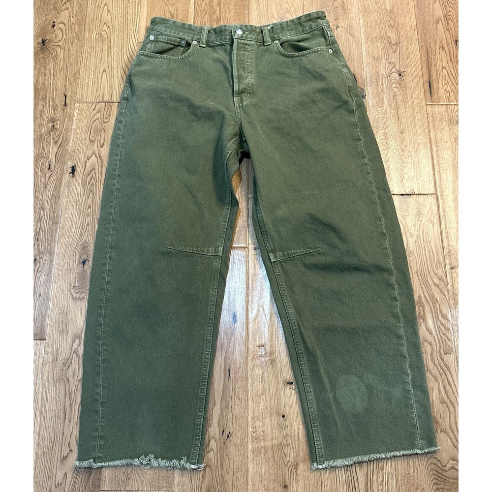 Madewell Olive Green Boot Cut Jeans